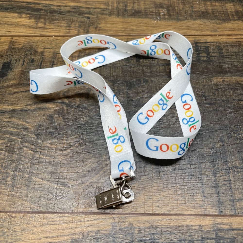 Google Lanyard Unisex OS Tech Swag White